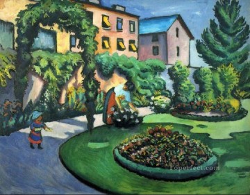 Un expresionismo de jardín Pinturas al óleo